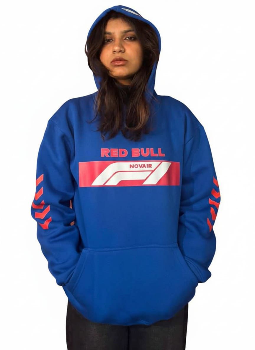 Race wave Red hoodie