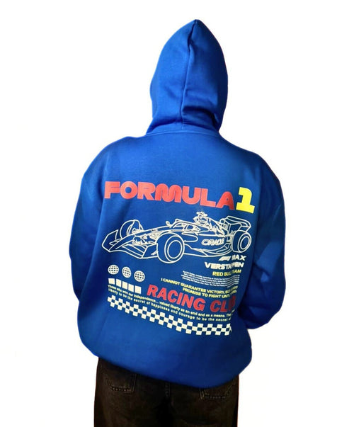 Race wave Red hoodie